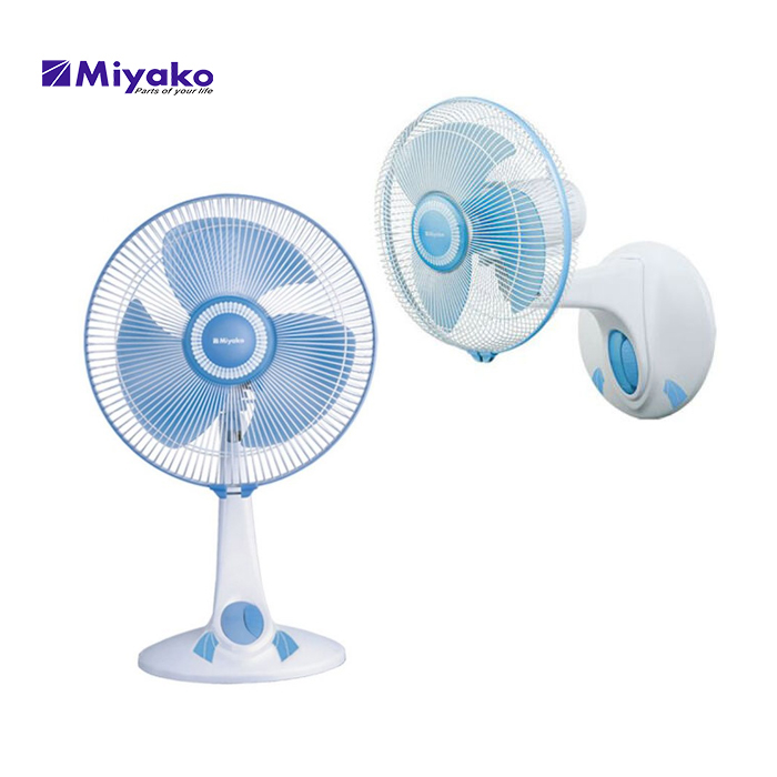 Miyako Desk Fan / Wall Fan 12 inch KAD1227BGB